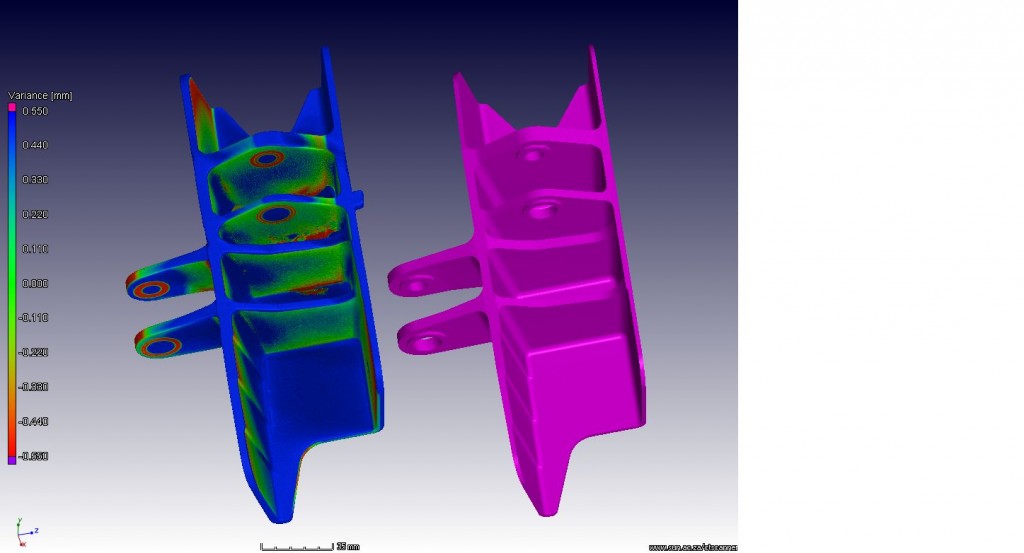 part to cad comparison