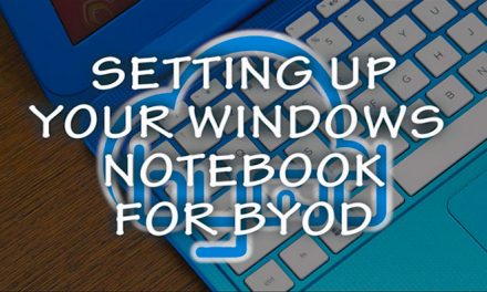 Setting up a Windows Notebook for BYOD