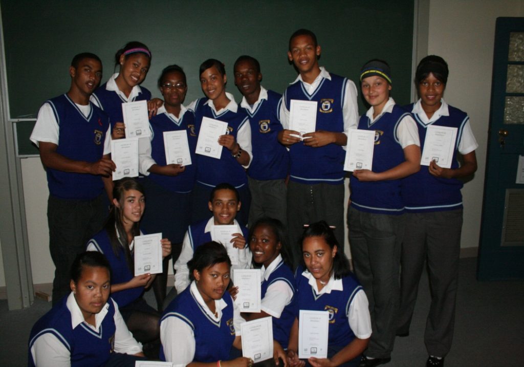 At the end of the workshop each learner received a certificate.