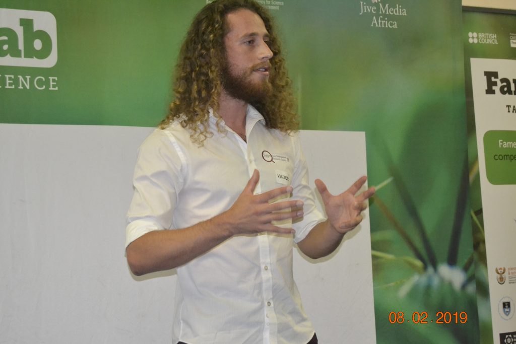 Rudolf Boshoff presented a talk on the importance of research in medical education as a member of the Tygerberg Undergraduate Research Society