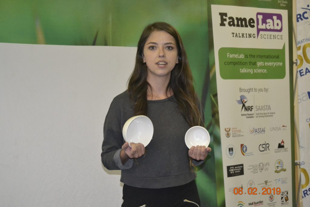 Stephanie Lathe presented her research on variations within the pelvic area of the SA coloured population and the difficulties associated with pelvic surgeries.