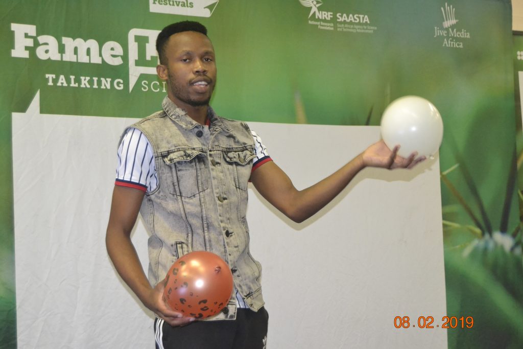 Khanyisani Ziqubu presented his research on conversion of methods of inducing brown adipose metabolic activity in white adipose tissue to reduce fat deposites within the body