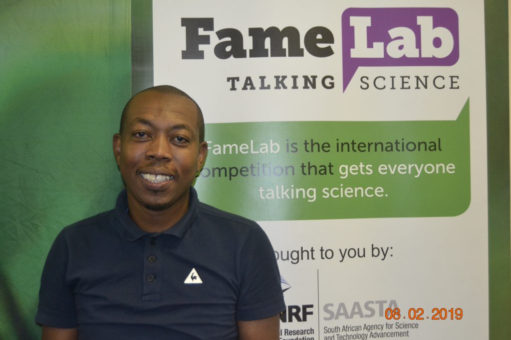 Thobile Ngqaneka presented his research on the development of congenital cataracts and the genetic factors involved in this process