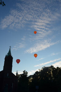 Hot Air Balloons and St. Henry's Cathedral