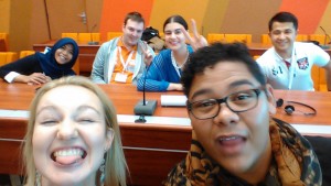 Selfie at council of Europe