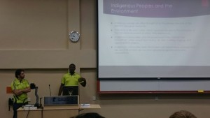 Giving a presentation