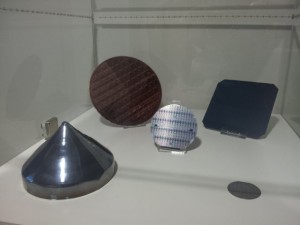 Silicon 'wafers' used for microship research ar IMEC