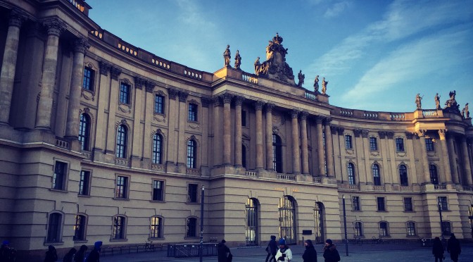 Adriaan at Humboldt University in Berlin