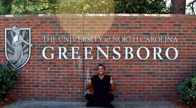 Blain at the University of North Carolina at Greensboro