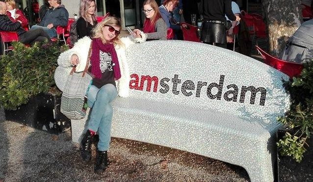 Annie at the University of Groningen, the Netherlands