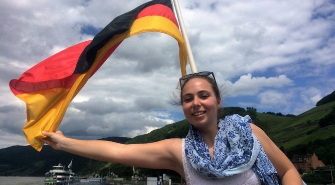 Caitlin at the EBS Business School