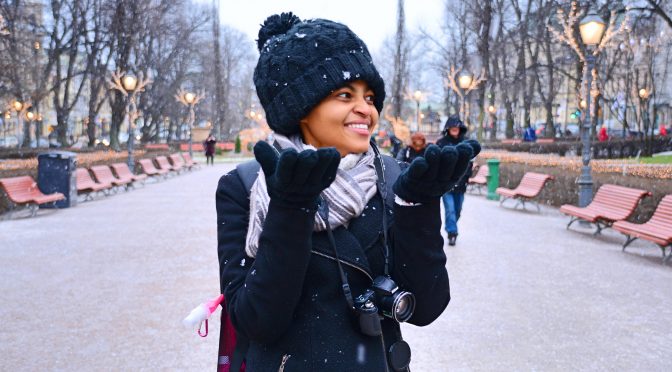 Vanessa at the University of Helsinki, Finland