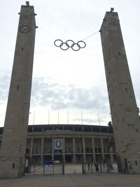 Entrance to the Olympic stadium