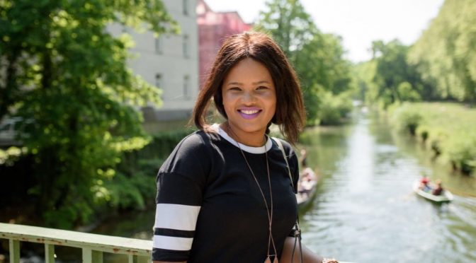 Dumisile at the University of Tübingen, Germany