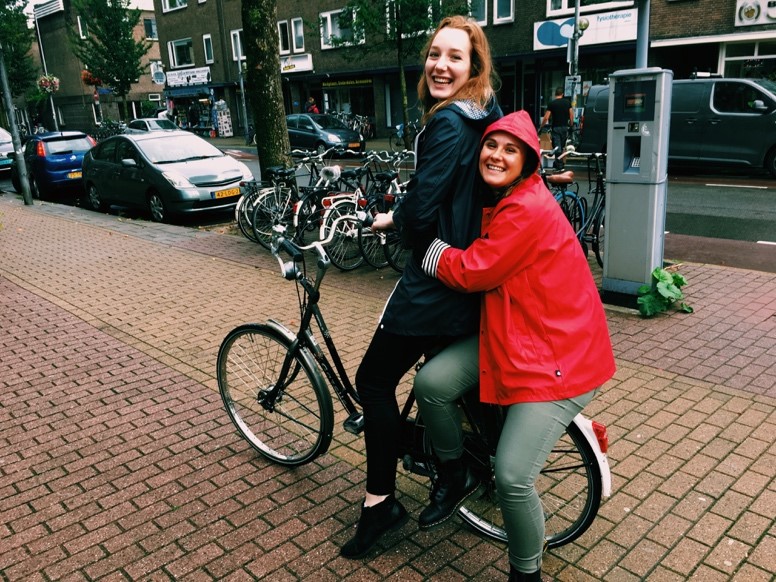 My first day in Utrecht – cycling is the best way to get around the Netherlands, no matter the weather!