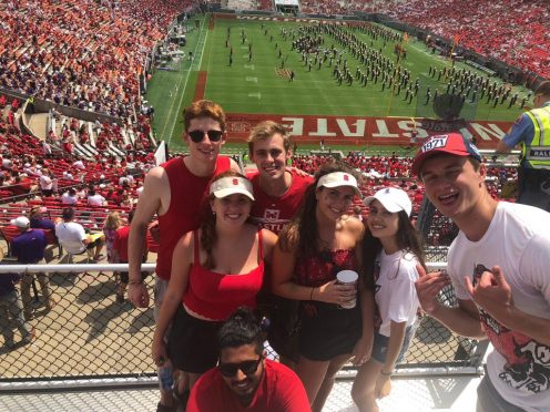 Enjoying American Football at NC State University