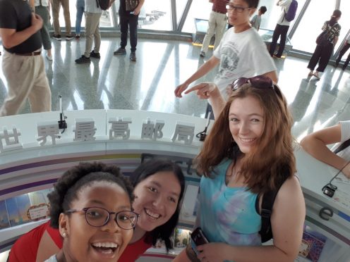 The world's highest Post Office at Canton Tower, Guangzhou