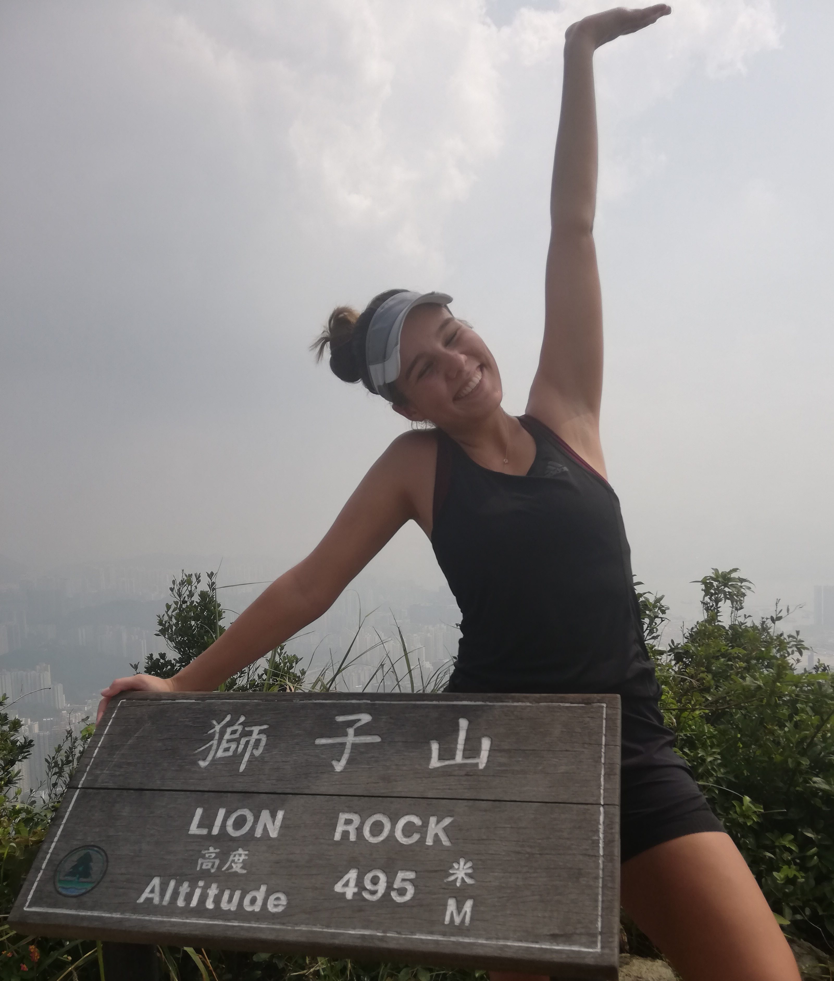 Gabrielle Aubin at Chinese University of Hong Kong in Hong Kong