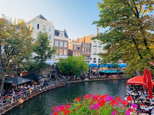 The colourful view of Utrecht