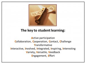 The key to student learning