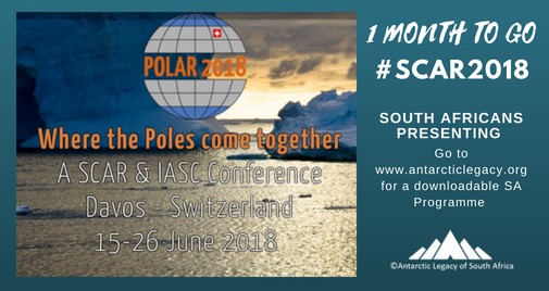 South Africans attending SCAR, POLAR2018