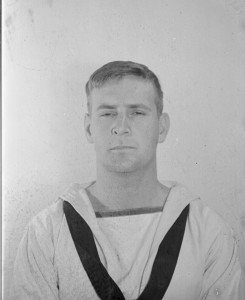 John George Bold as a Leading Seaman in February 1951. Photograph from the South African National Defence Force Documentation Centre 