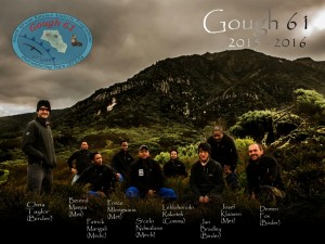 61st Gough Island Overwintering Team.    
