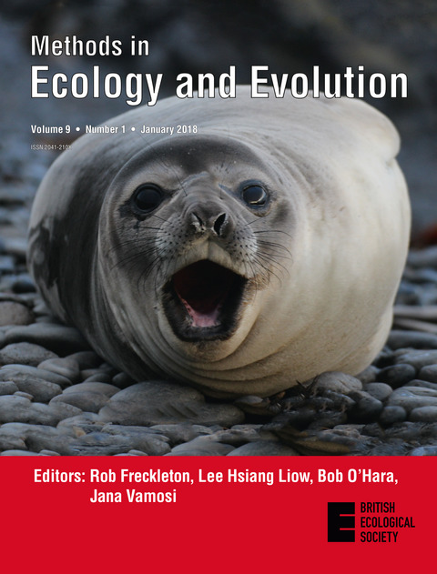 Front Cover of Methods in Ecology and Evolution, Vol 9