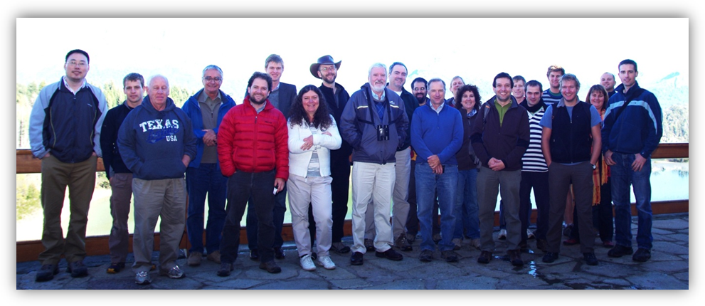 Attendees at the Bariloche meeting