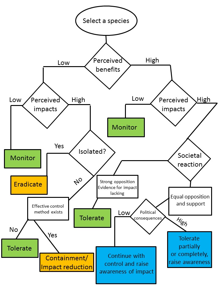 Invasive species in cities framework