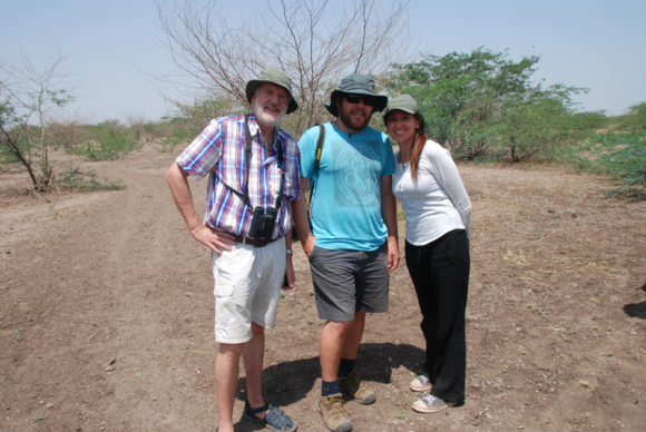 Members of the research team during a fieldwork expedition in Ethiopia.