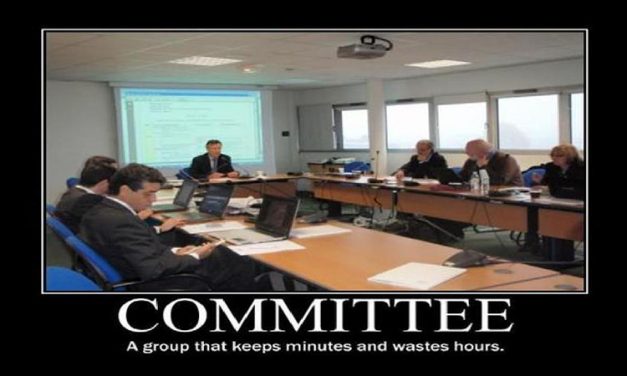 Committee humour, and yet it is sad…