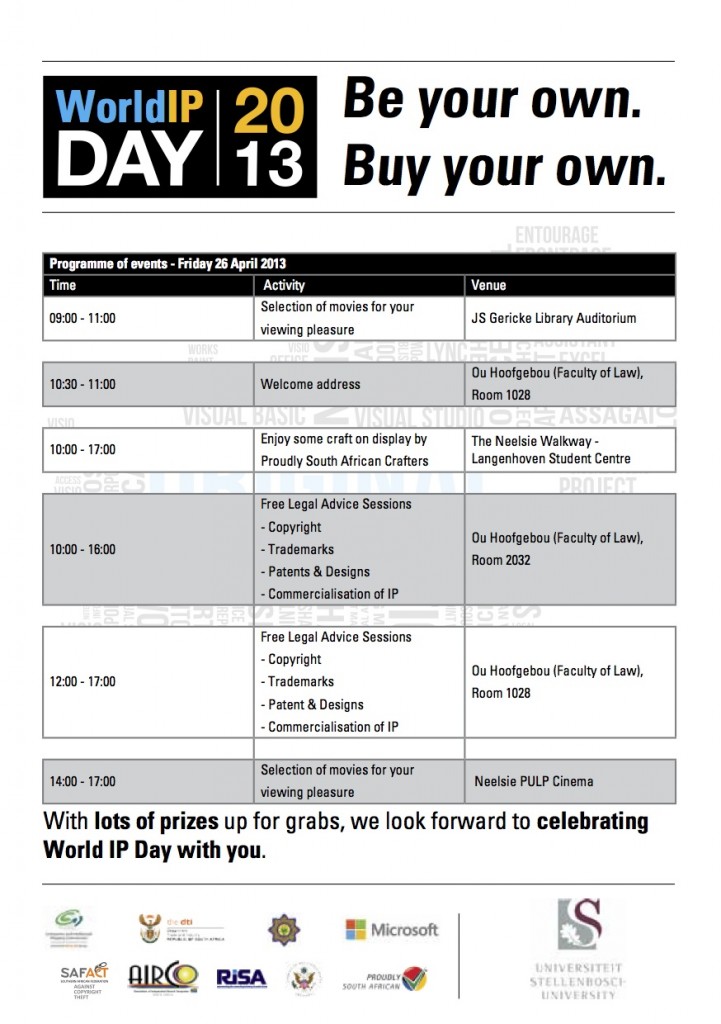 WIP Day 2013 Programme 2