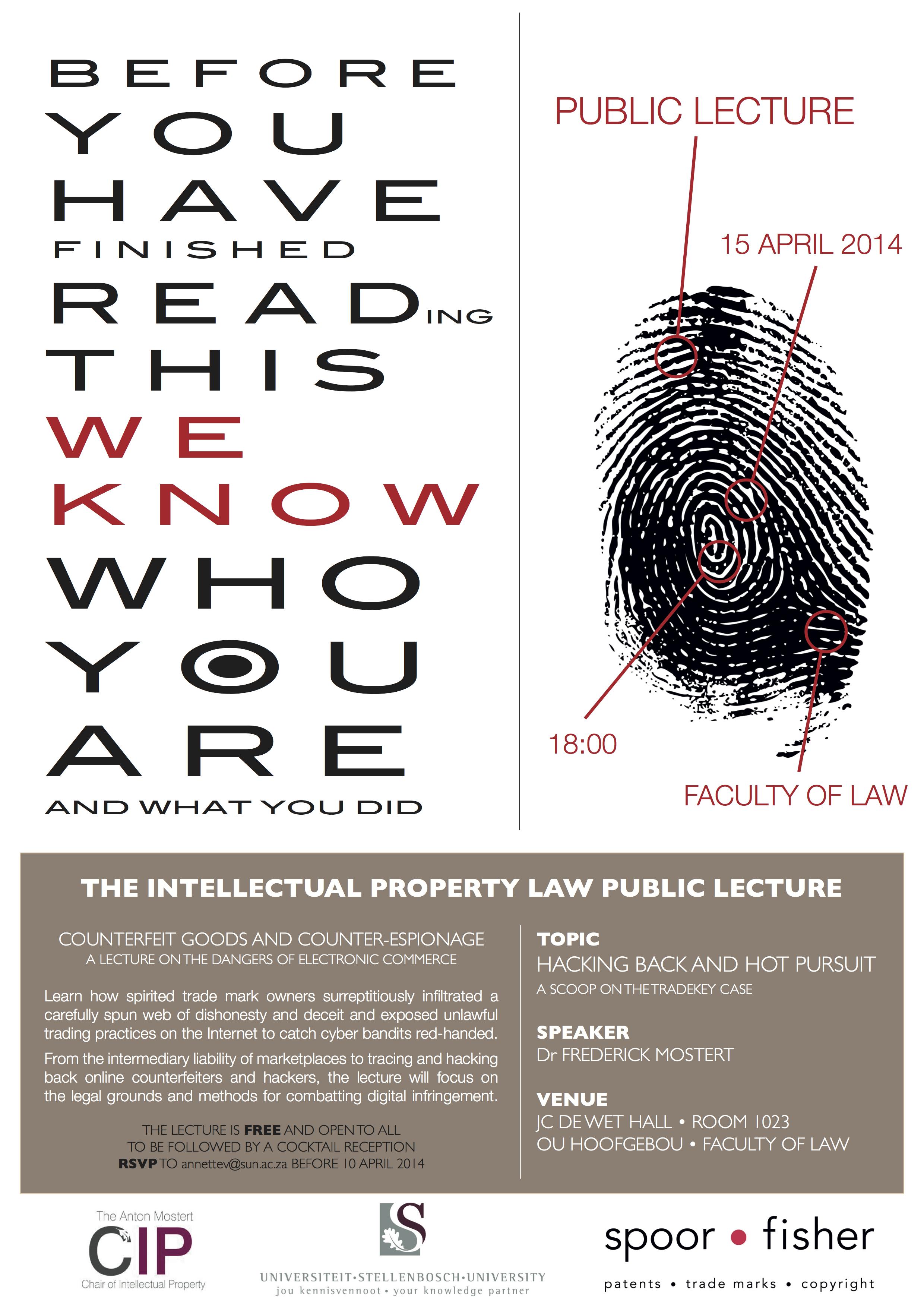 IP Public Lecture 2014