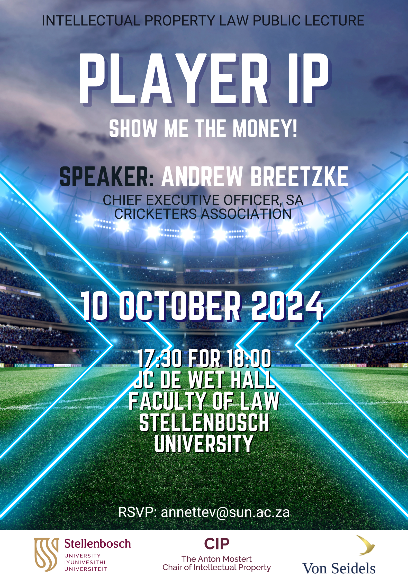 IP Public Lecture 2024 – Player IP: Show Me the Money!