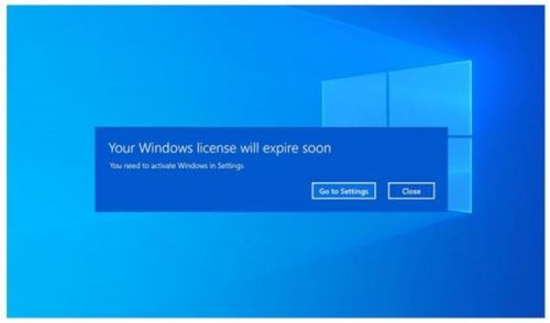 Notices - Windows and Office licenses expiring soon...