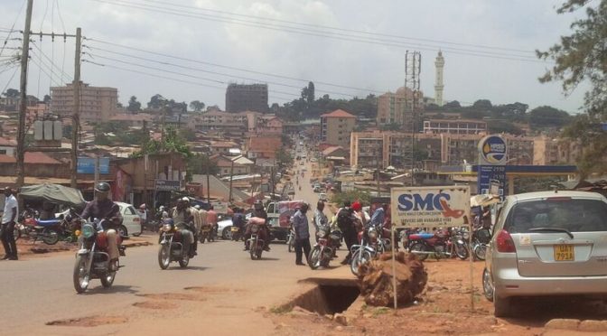 Berta at Makerere University, Uganda