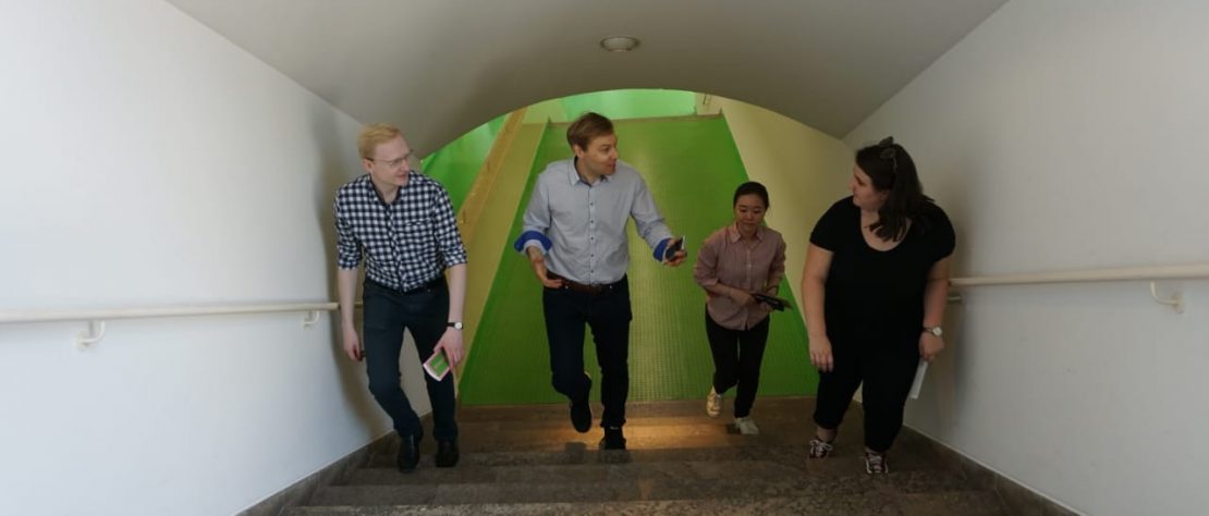 A visit to an art museum in Stuttgart with my German class.