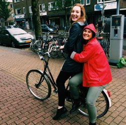 My first day in Utrecht – cycling is the best way to get around the Netherlands, no matter the weather!