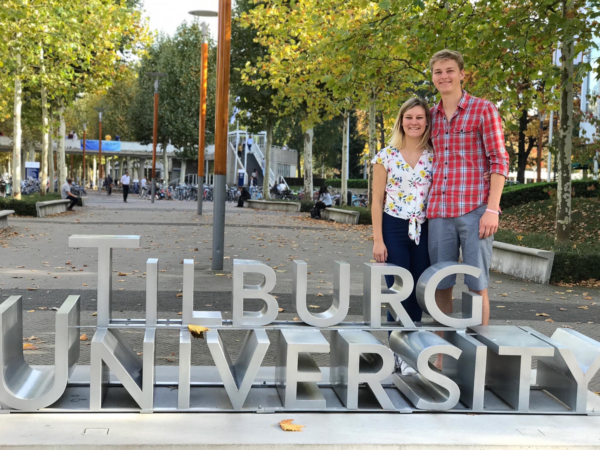 Kayla at Tilburg University, the Netherlands
