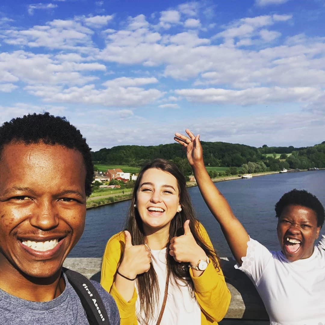 Sechaba Mokobane at Maastricht University in the Netherlands