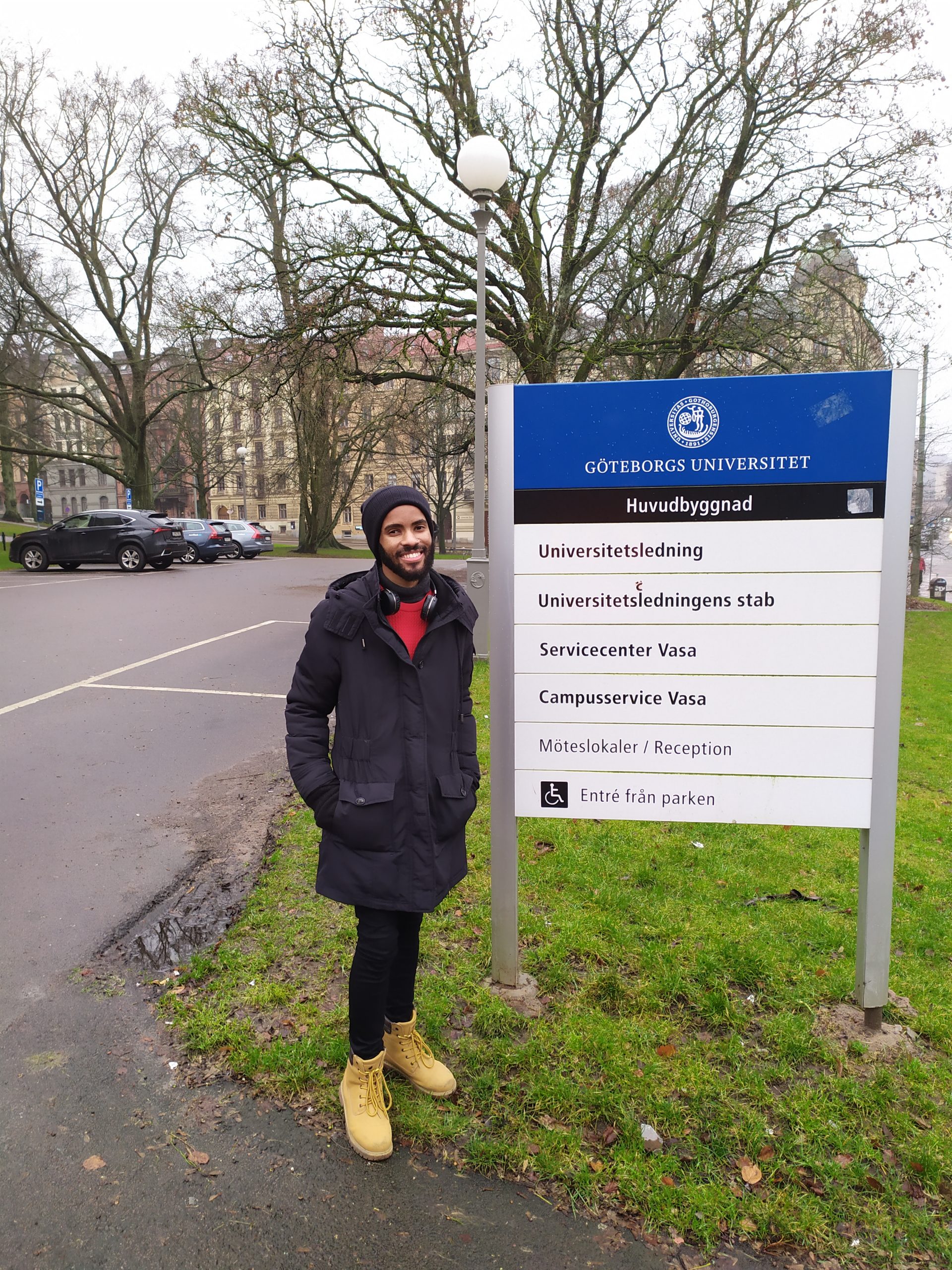 Ashwin Thyssen in Gothenburg, Sweden as part of the Linnaeus-Palme Exchange Program